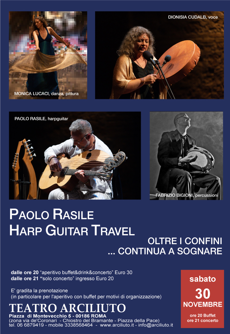 Paolo Rasile Harp Guitar Travel